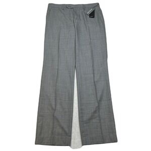 Michael Kors Malone  Dress Pants Mens 32x32 Grey Blue Wool Stretch‎ NEW